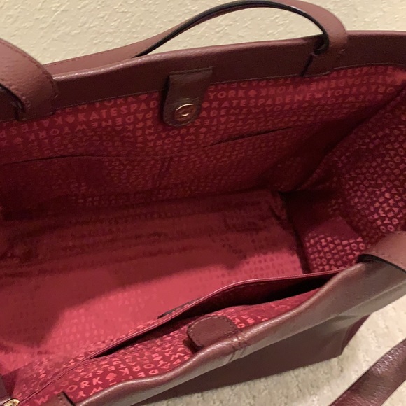 Kate Spade Roselyn Hunts Place tote - Mulled Wine - Picture 4 of 5